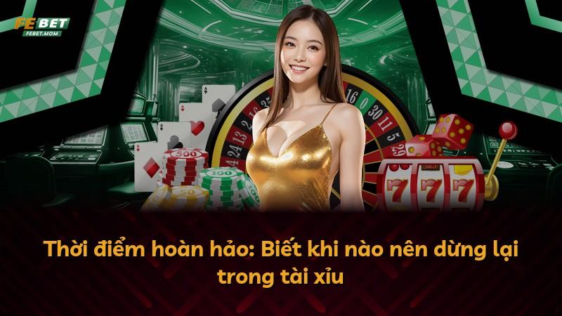 Thời điểm hoàn hảo: Biết khi nào nên dừng lại trong tài xỉu